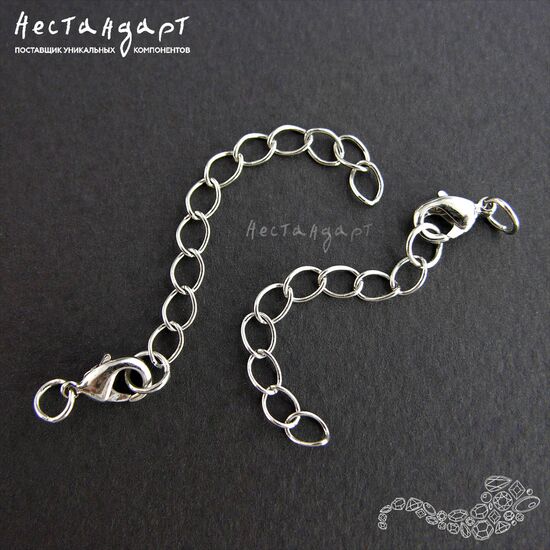 Замок-карабин с удлиняющей цепочкой, изображение 2