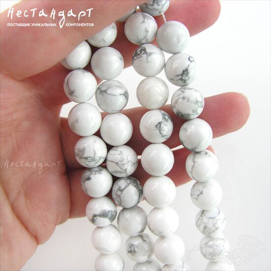 Говлит натуральный гладкий 10 мм (уп.10 шт.), изображение 3