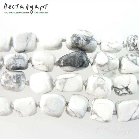 Говлит натуральный Geometric Form 11-12х10-11 мм (уп. 6 шт.), изображение 4