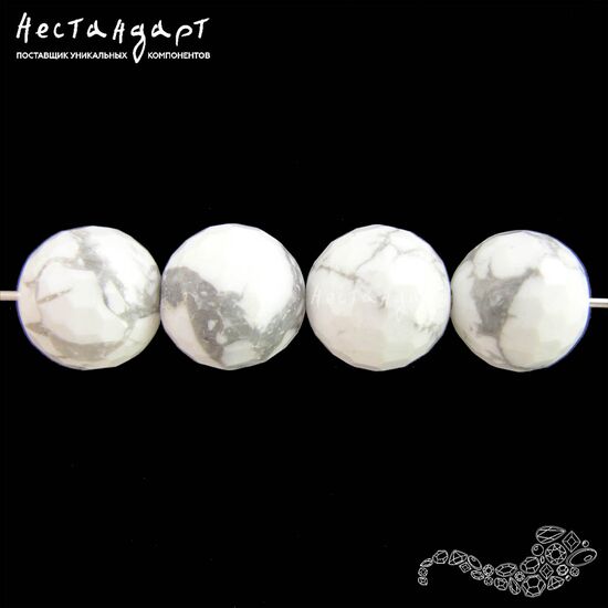 Говлит натуральный c огранкой 12 мм (уп. 8 шт.)