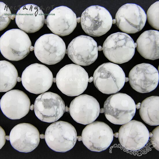 Говлит натуральный c огранкой 12 мм (уп. 8 шт.), изображение 3