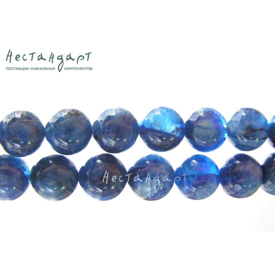 Кианит натуральный шар 8,5 мм, изображение 3