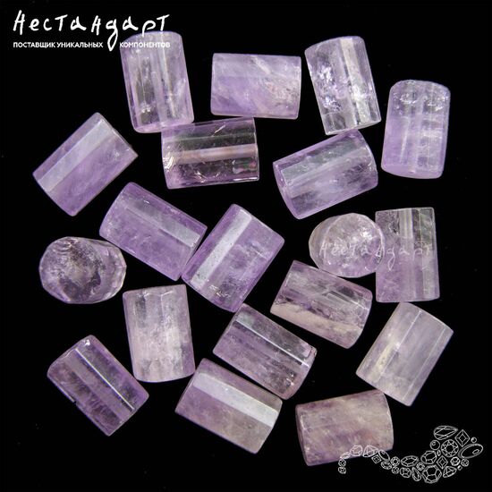 Аметист натуральный Сylinder 15х10 мм, изображение 2