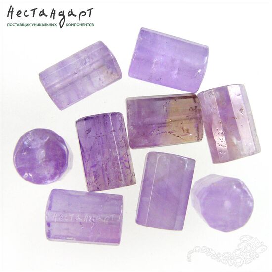 Аметист натуральный Сylinder 15х10 мм, изображение 5