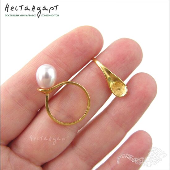 Основа для кольца Bowl Vermeil Sterling Silver (15), изображение 3