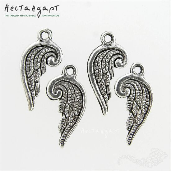 Подвеска Pair Wings 19х9 мм (уп. 2 шт.), изображение 2