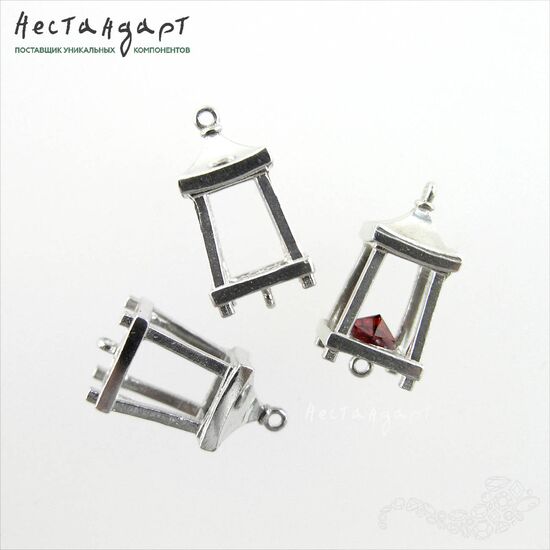 Коннектор East Lantern Sterling Silver 16х8 мм, изображение 5