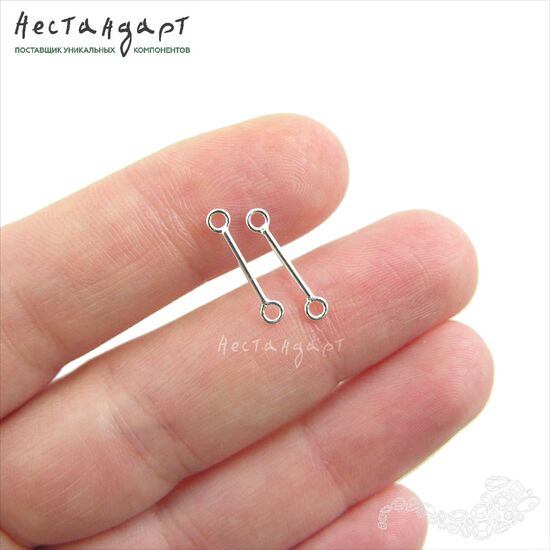 Коннектор Connettore Sterling Silver 15 мм, изображение 2