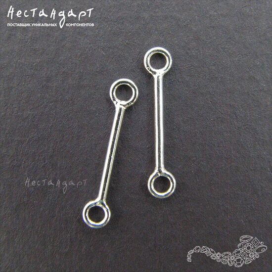 Коннектор Connettore Sterling Silver 15 мм, изображение 3
