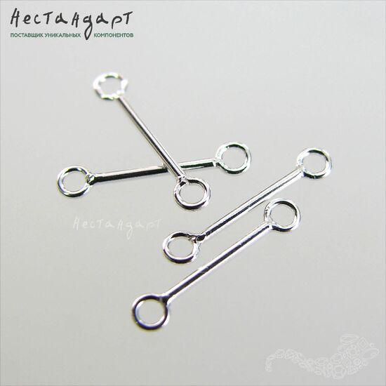 Коннектор Connettore Sterling Silver 15 мм, изображение 4