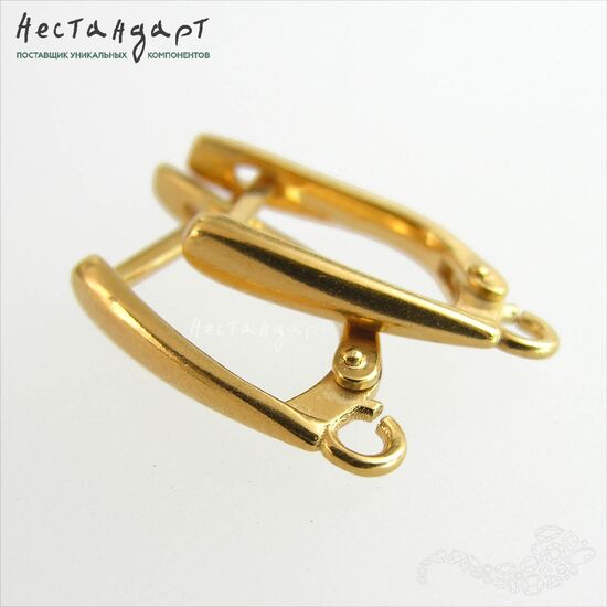 Швензы Surface Vermeil Sterling Silver 17х3 мм (пара)