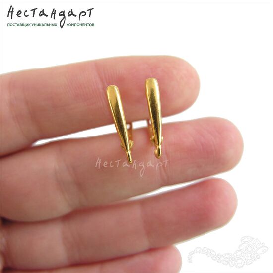 Швензы Surface Vermeil Sterling Silver 17х3 мм (пара), изображение 2