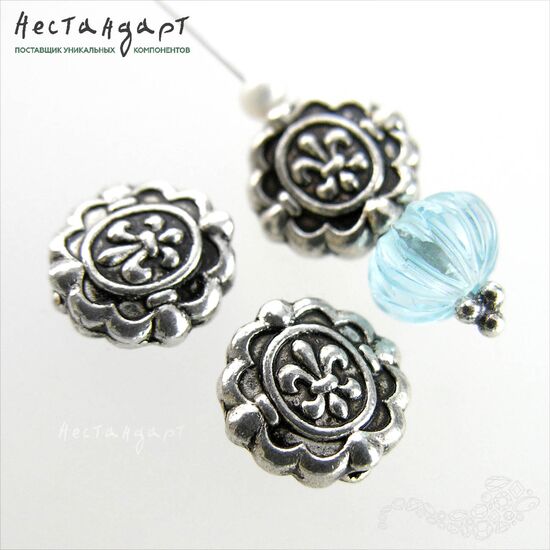 Бусина Silver Royal Lily 11 мм