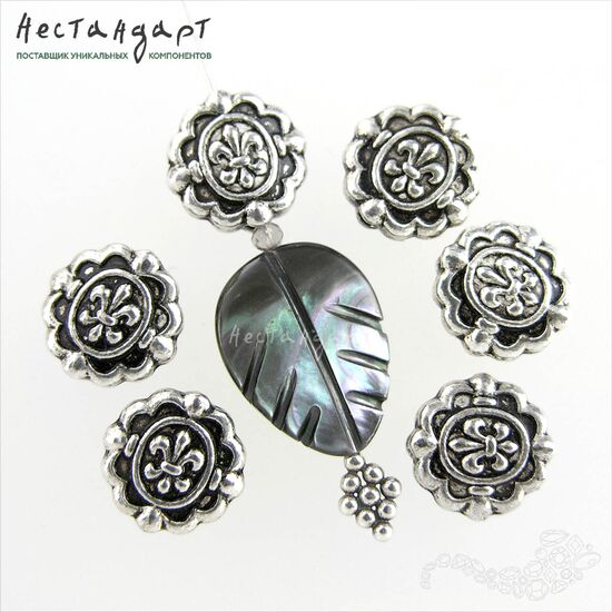 Бусина Silver Royal Lily 11 мм, изображение 2