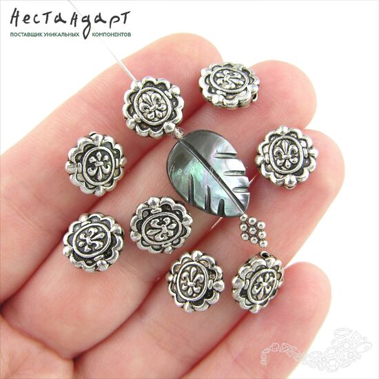 Бусина Silver Royal Lily 11 мм, изображение 3