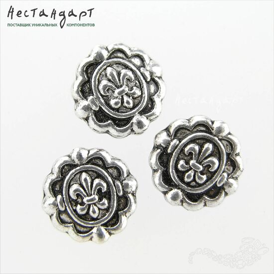 Бусина Silver Royal Lily 11 мм, изображение 5