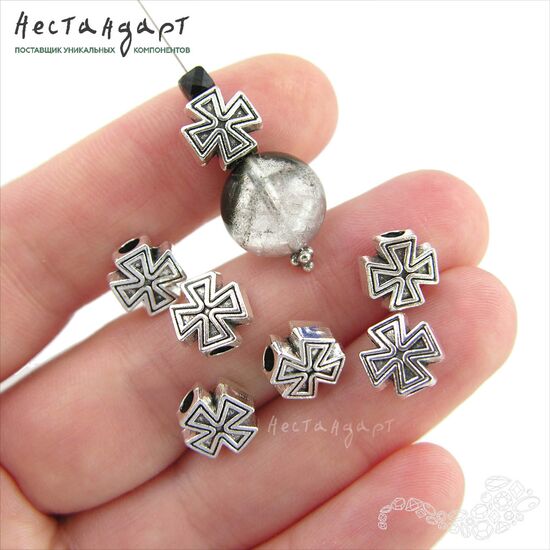 Бусина Maltese Cross 9х5 мм, изображение 3