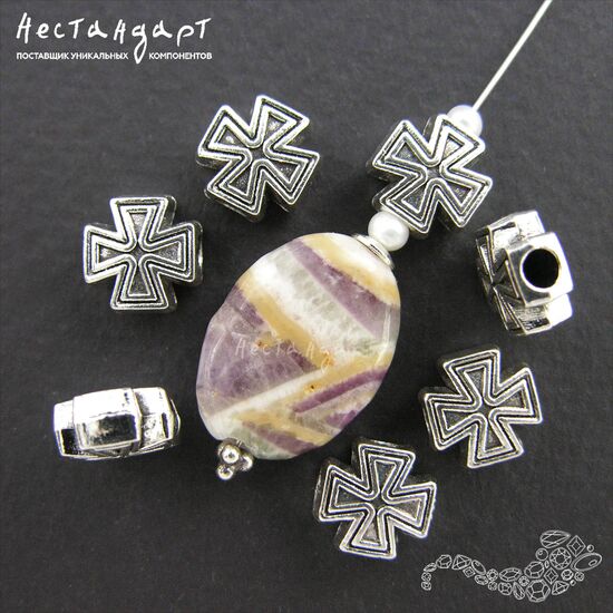 Бусина Maltese Cross 9х5 мм, изображение 4