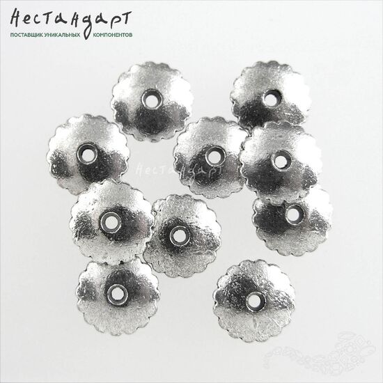 Бусина Argent Gear 11,5х3 мм (уп. 6 шт.), изображение 4
