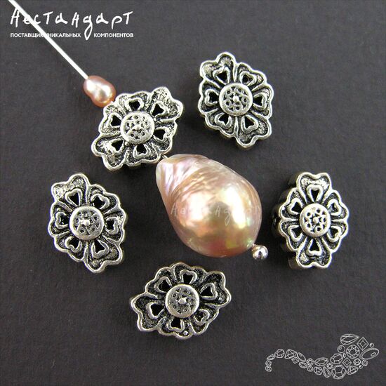 Бусина Lotus Sterling Silver 11х8,5 мм, изображение 2