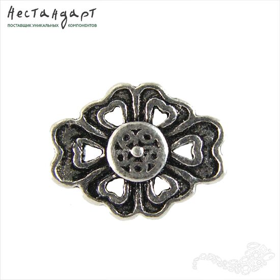 Бусина Lotus Sterling Silver 11х8,5 мм, изображение 3