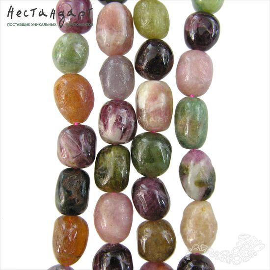 Турмалин натуральный Lollipop 12-14х10-11 мм (уп. 4 шт.), изображение 4