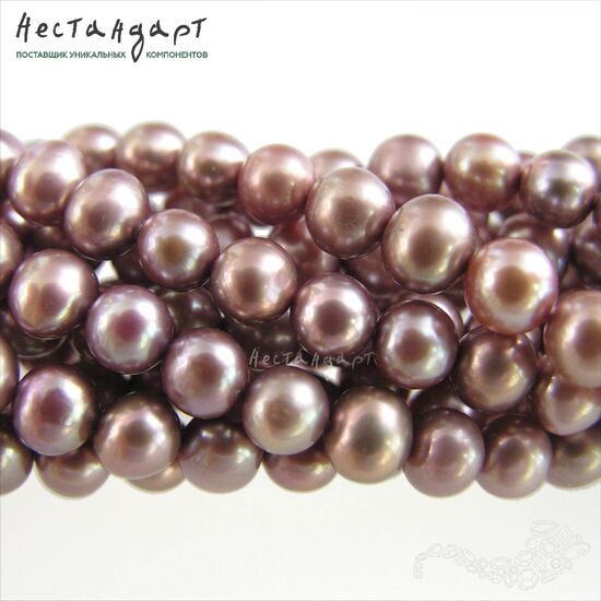 Жемчуг натуральный Opulent 6 мм (нить 10 см)