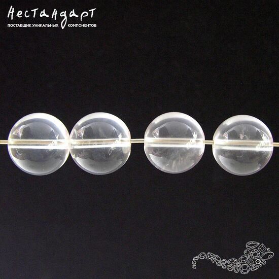 Горный хрусталь гладкий шар 12 мм (уп. 6 шт.), изображение 2