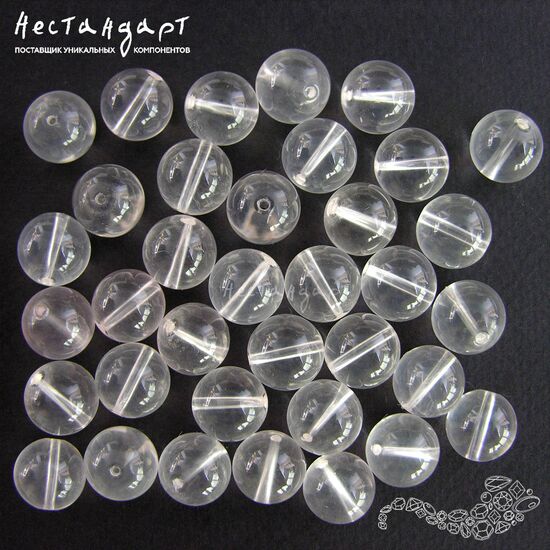 Горный хрусталь гладкий шар 12 мм (уп. 6 шт.), изображение 4