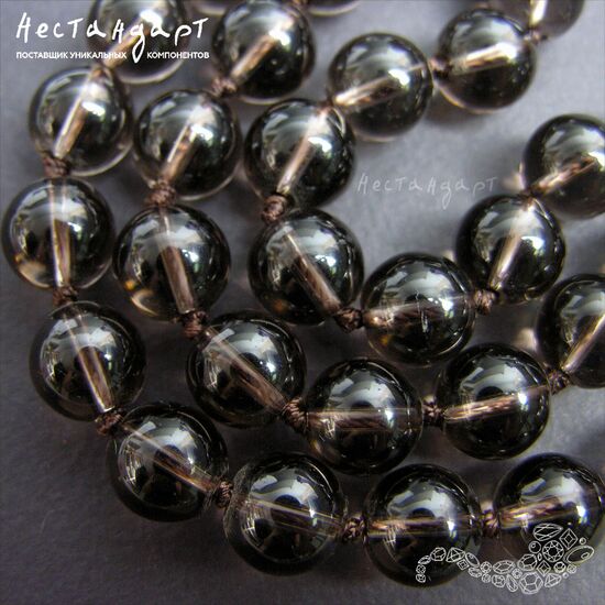 Кварц дымчатый натуральный 12 мм (уп.3 шт.), изображение 3