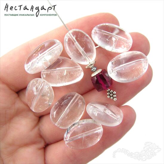 Горный хрусталь гладкий овал 18-20х14-15 мм, изображение 2