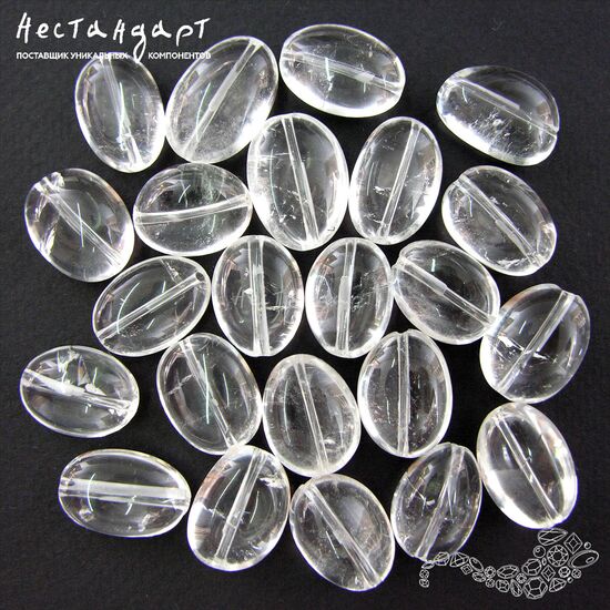 Горный хрусталь гладкий овал 18-20х14-15 мм, изображение 3