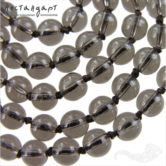 Кварц дымчатый натуральный 8 мм (уп.10 шт.), изображение 5