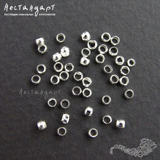 Кримп зажимной Platinum 2х1,3 мм (уп. 50-60 шт.)