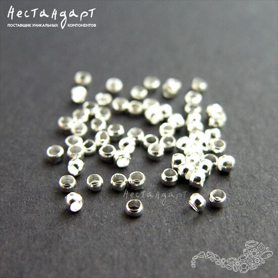 Кримп зажимной Platinum 2х1,3 мм (уп. 50-60 шт.), изображение 2