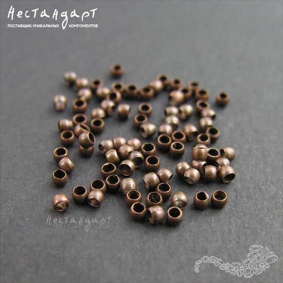 Кримп зажимной Copper 2х1,3 мм (уп.70-80 шт.), изображение 2