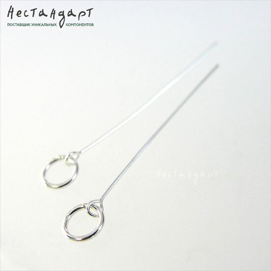 Пин-основа с кольцом Pendant Sterling Silver 40 мм, изображение 3