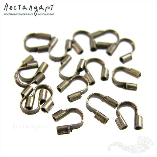 Защита тросика Antique Bronze 4,5 мм (уп. 20 шт), изображение 2