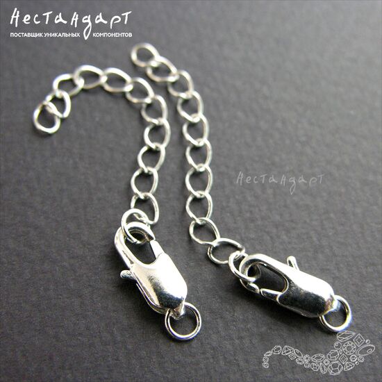 Замок-лобстер с удлиняющей цепочкой, изображение 3