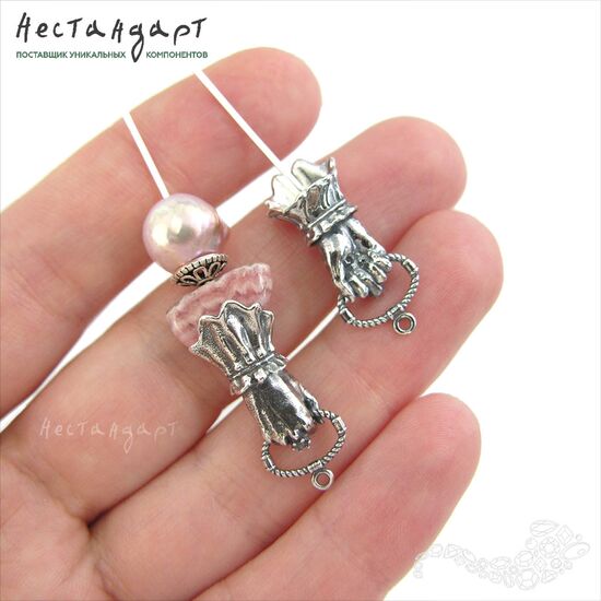 Основа для декорирования Gothic Hand Sterling Silver 101 мм, изображение 2