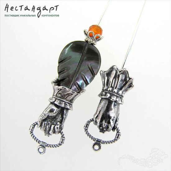 Основа для декорирования Gothic Hand Sterling Silver 101 мм, изображение 6