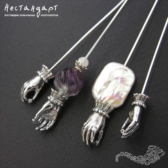 Основа для декорирования Renaissance Palm Sterling Silver 97 мм, изображение 3