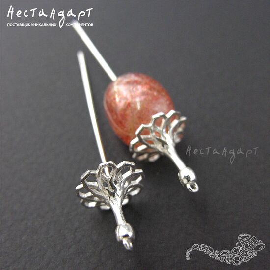 Концевик со штифтом Glossy Gothic Sterling Silver 54 мм, изображение 5