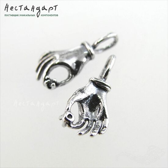 Подвеска-коннектор Charm Palm Sterling Silver 16 мм, изображение 4