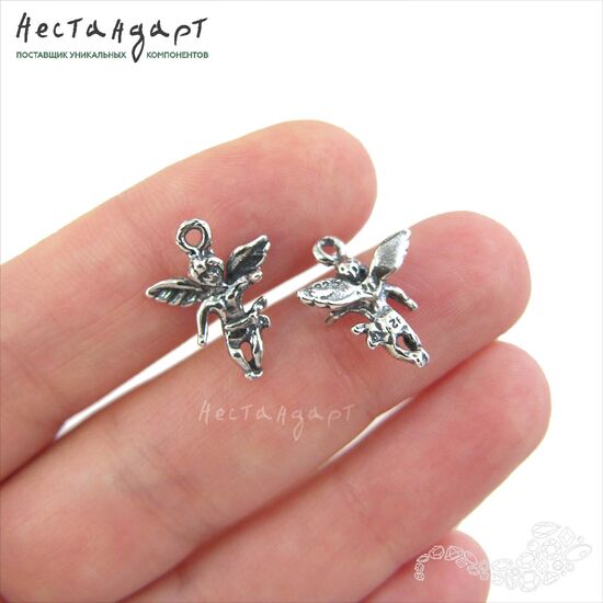 Подвеска-коннектор Flying Angel Sterling Silver 17 мм, изображение 3