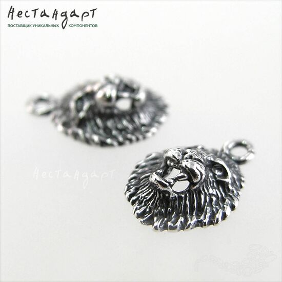 Подвеска Charm Lion Sterling Silver 12 мм, изображение 4