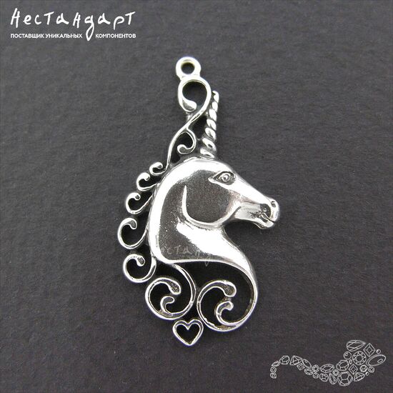 Подвеска-коннектор Unicorn Sterling Silver 28 мм, изображение 5