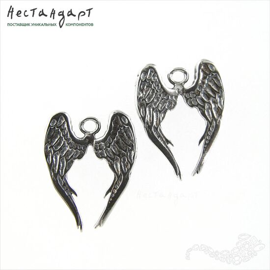 Подвеска Paradise Wings Sterling Silver 20 мм