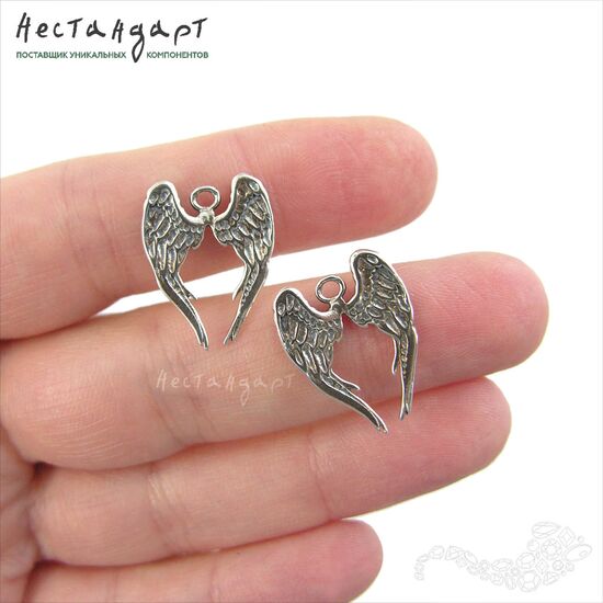 Подвеска Paradise Wings Sterling Silver 20 мм, изображение 2