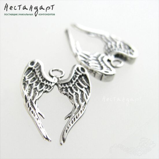 Подвеска Paradise Wings Sterling Silver 20 мм, изображение 4